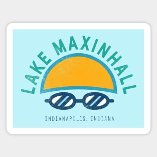 Lake Maxinhall Goggled Magnet